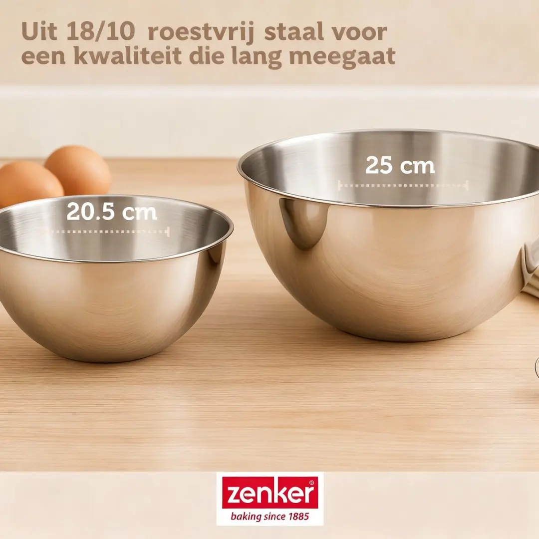 Zenker Mini Baguettebakset 33x22cm - Goud