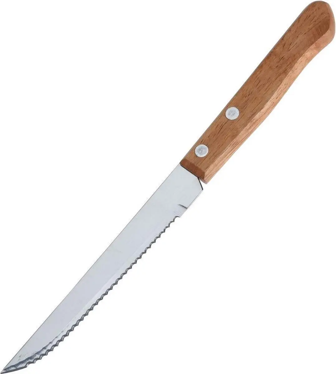 Excellent Houseware Steakmessen 6-delig - 21 cm - Bruin