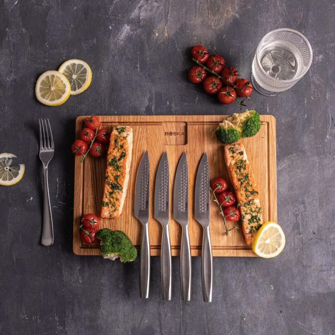 Boska Monaco+ Steakmessen 4-delig - RVS - Zilver