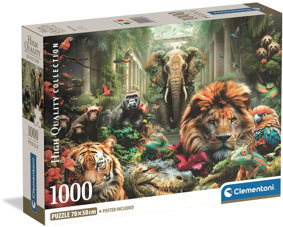 Clementoni Mystic Jungle Puzzel 1000 Stuks - Multikleur