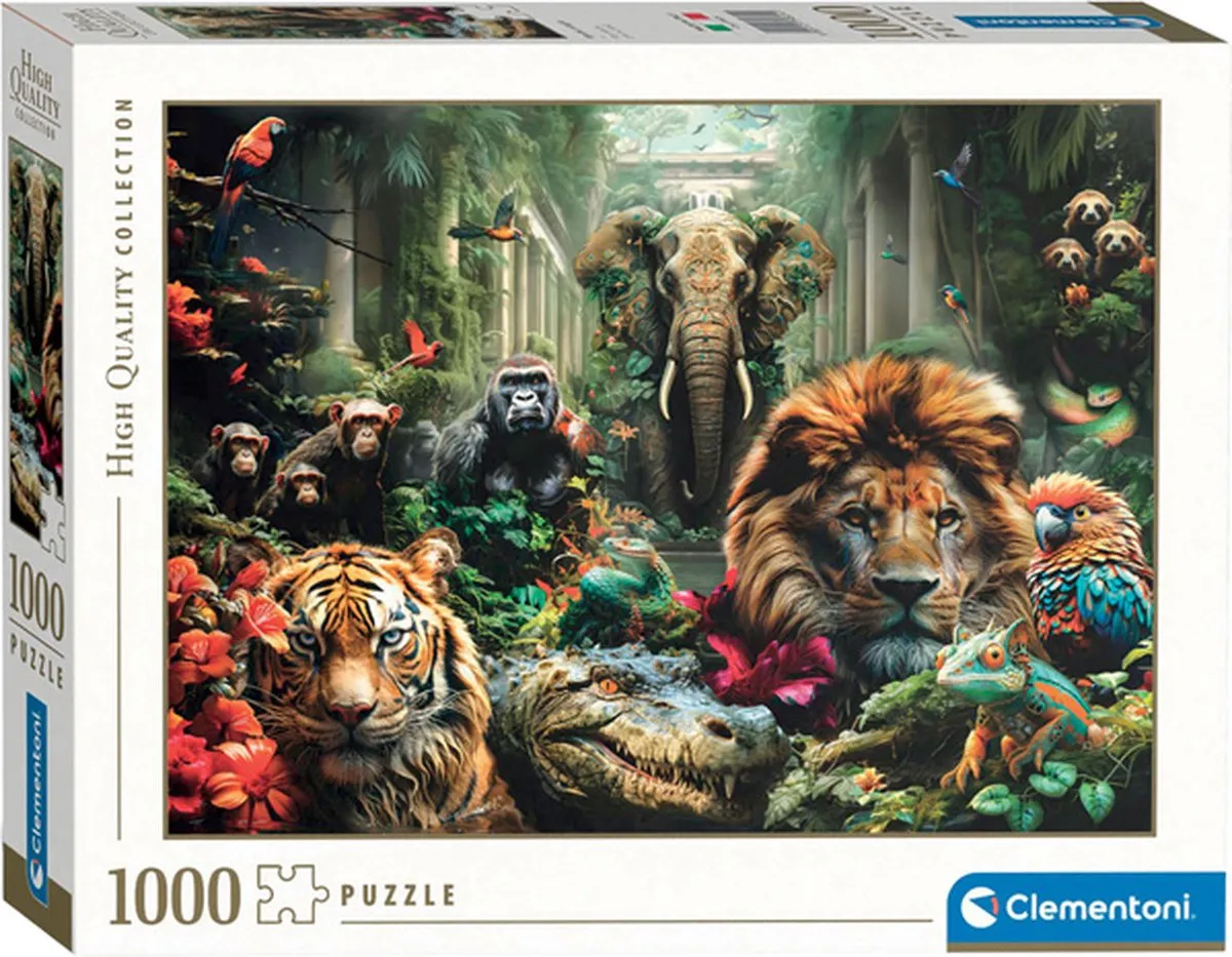 Clementoni Mystic Jungle Puzzel 1000 Stuks - Multikleur