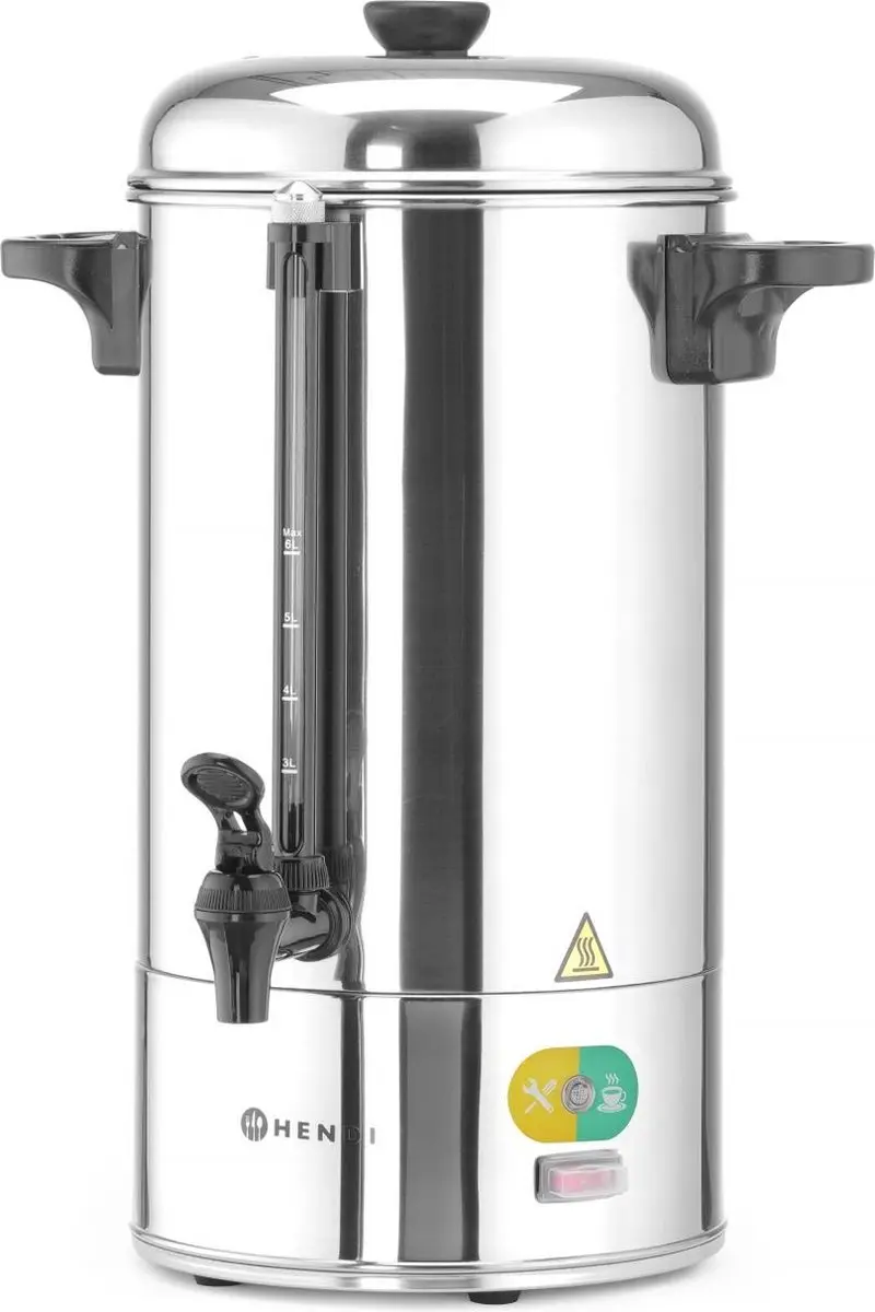 HENDI 208007 Percolator 6L - Zilver