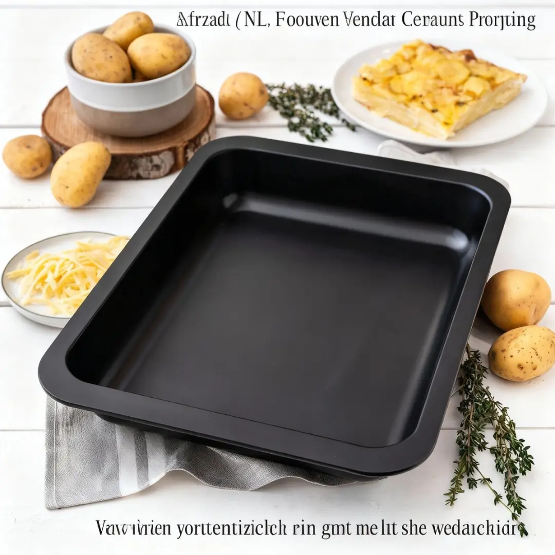 Zenker 7282 Ovenschaal 200ml - 37x27cm Zwart