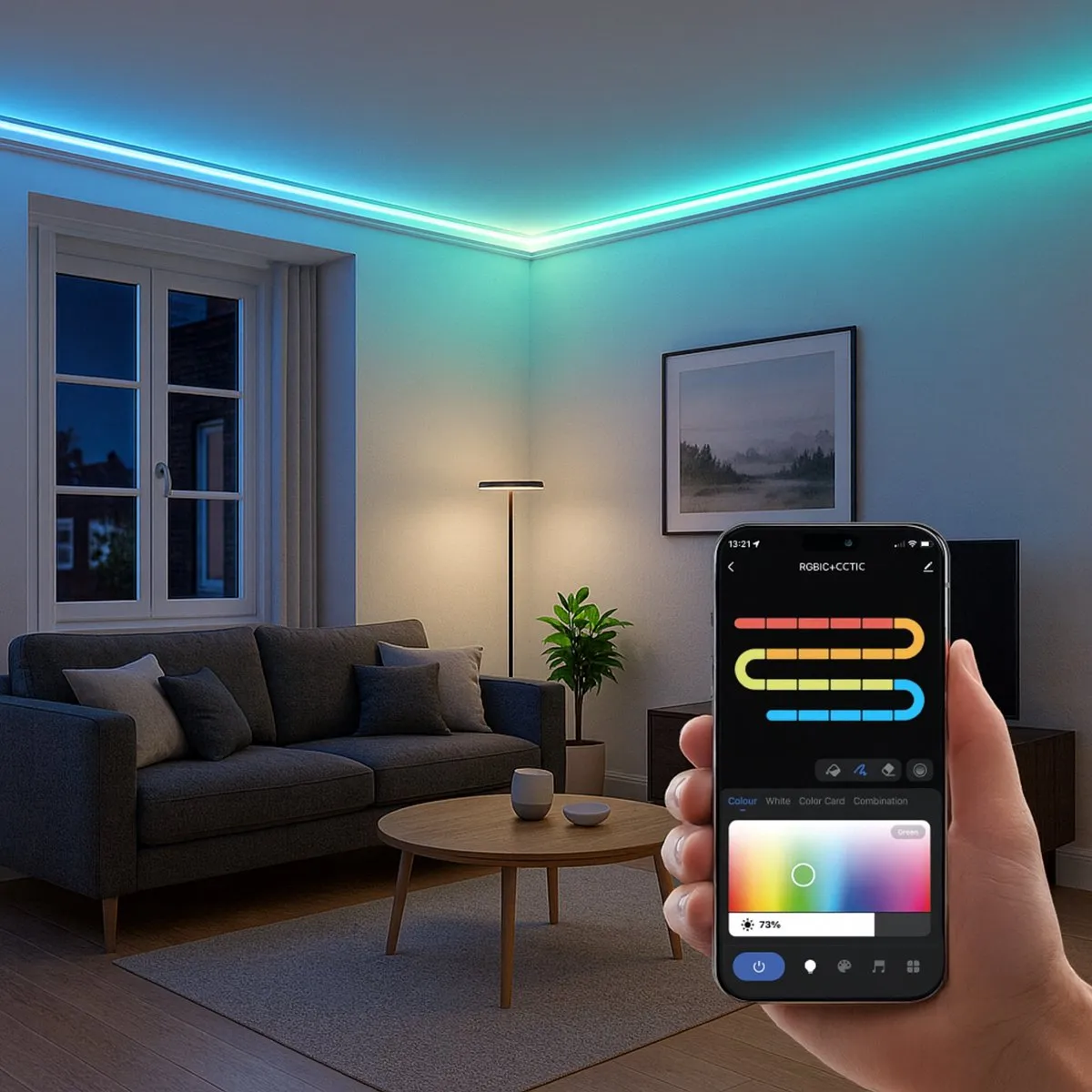 Calex Smart LED Strip RGBIC+CCT 30M - Wifi Muzieksync 1400 Lumen