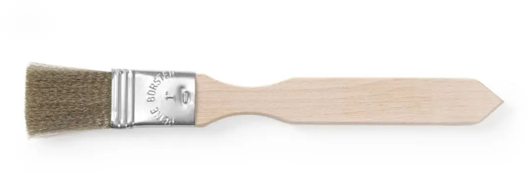HENDI Platte Boter- en Vetkwast 200x25mm - Roestvrij Staal