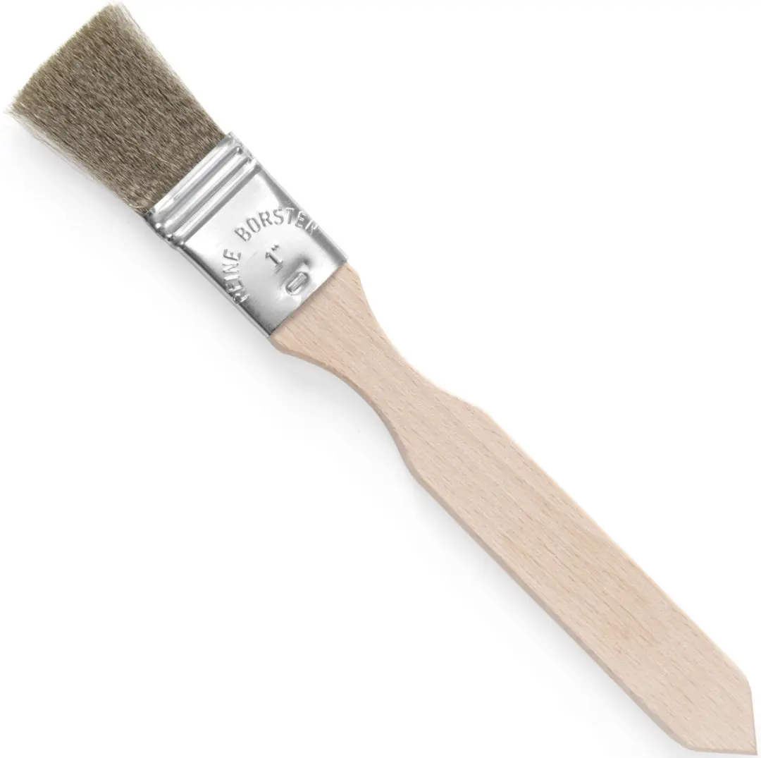 HENDI Platte Boter- en Vetkwast 200x25mm - Roestvrij Staal