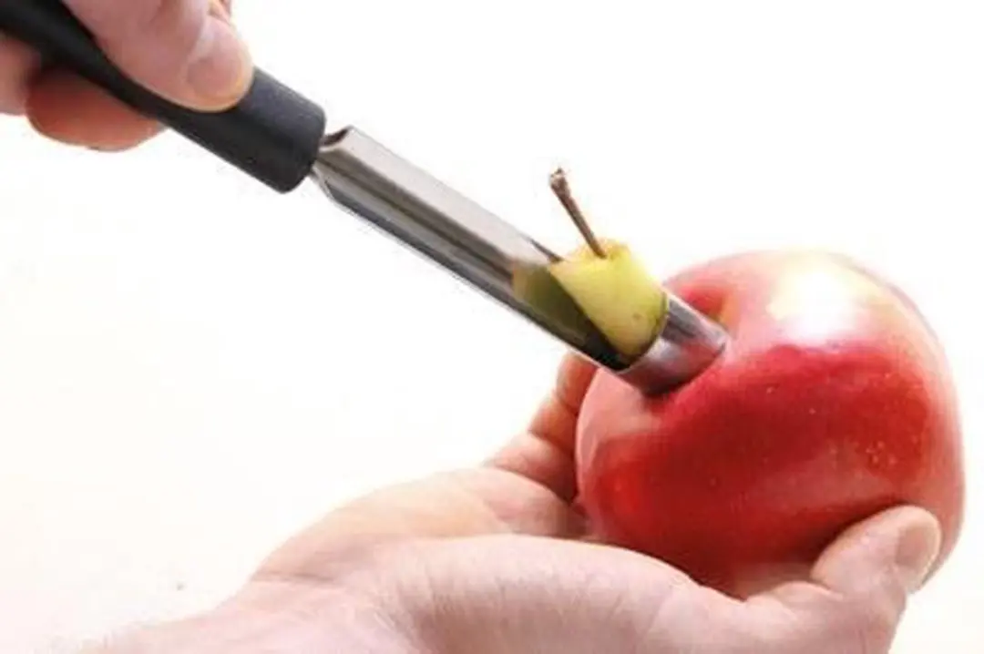 HENDI Appelboor 215mm - Roestvrij staal - Zwart