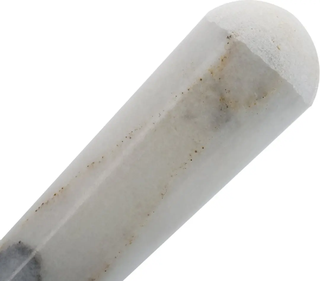 Westmark Marmeren Vijzel met Stamper 7,5cm - Wit/Grijs