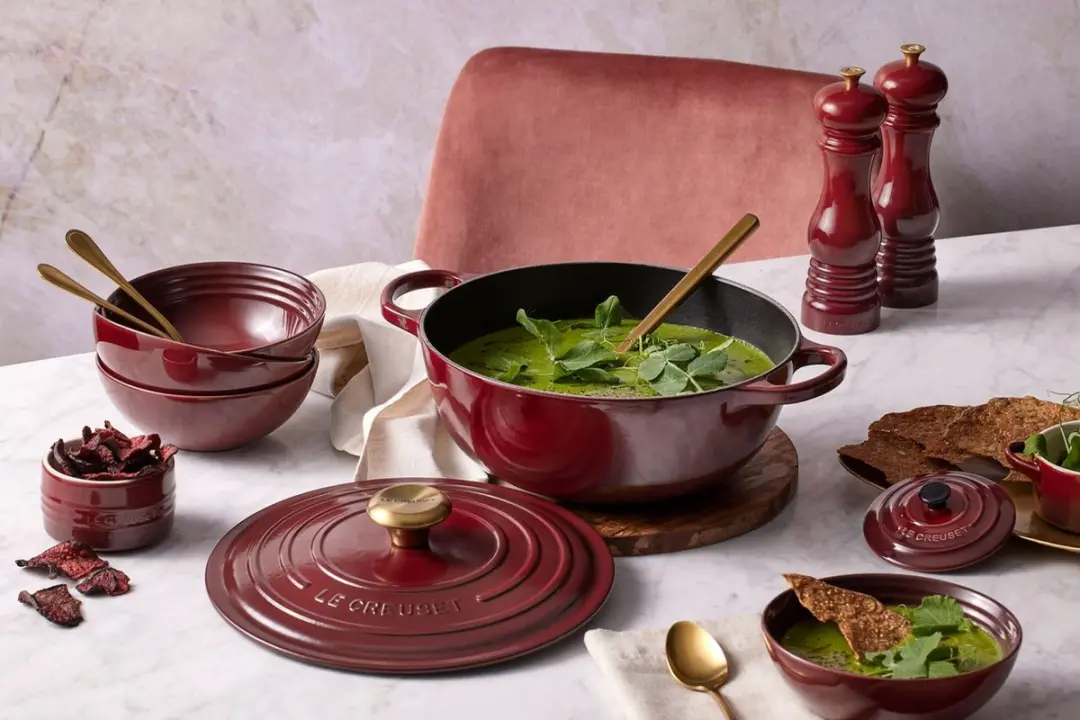 Le Creuset Zoutmolen Garnet 21cm - Rood
