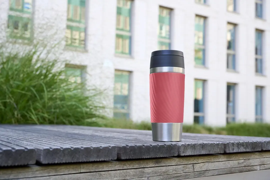 Tefal Travel Mug Classic Twist N2024410 Thermosfles 360ml - Koraalrood - afbeelding 6 van 6
