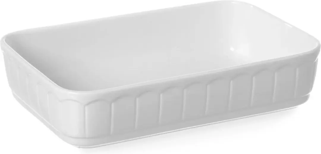 HENDI RUSTICA 786383 Rechthoekige Ovenschaal - 4,8L - Wit