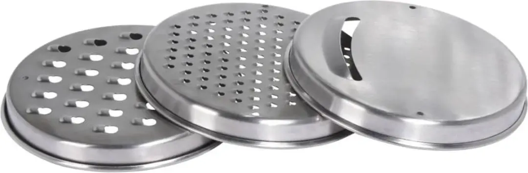 Excellent Houseware Mengkom met Raspen 25cm - 3L - Zilver - afbeelding 6 van 6