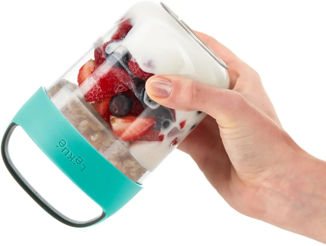 Lékué Mueslibeker To Go 400ml - Turquoise