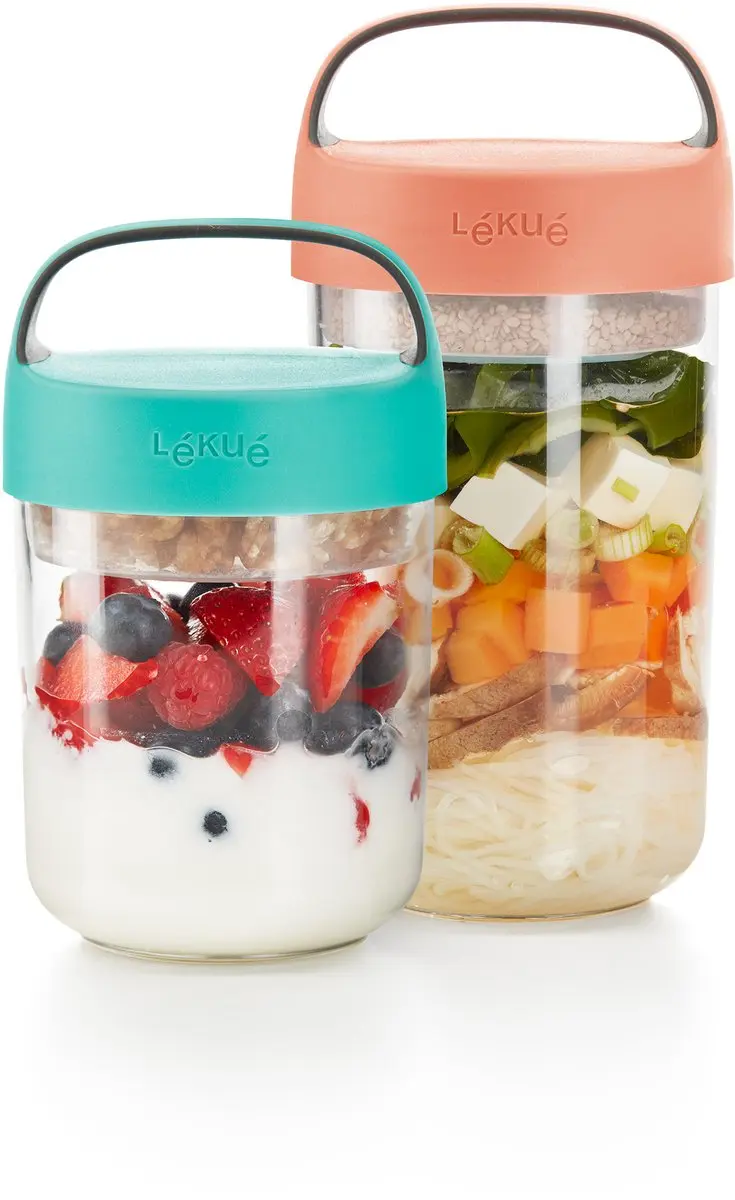 Lékué Mueslibeker To Go 400ml - Turquoise
