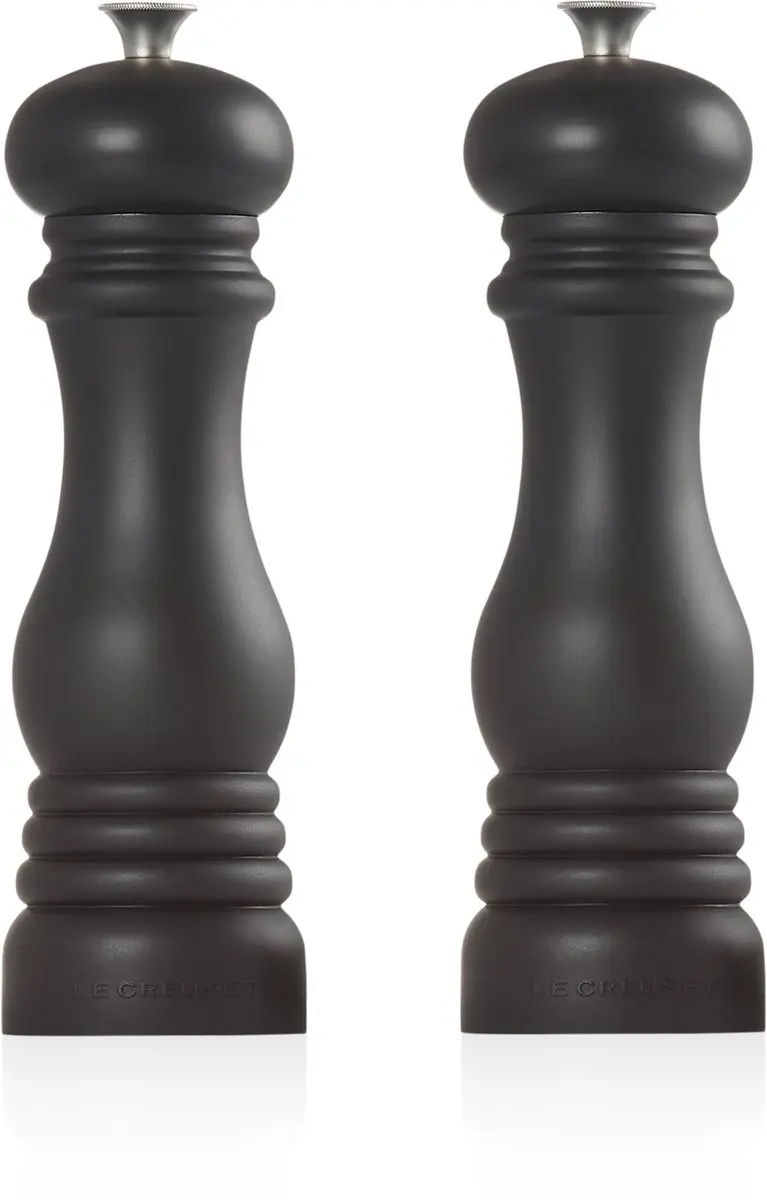 Le Creuset Peper- en Zoutmolen 21cm Mat Zwart