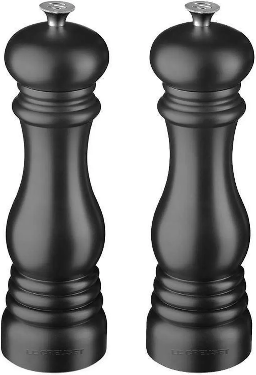 Le Creuset Peper- en Zoutmolen 21cm Mat Zwart