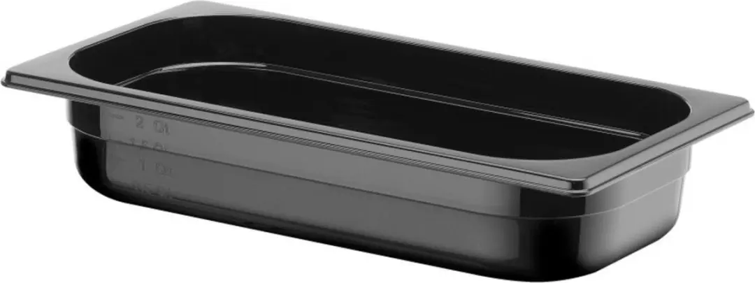 HENDI GN Container 2,5L - Zwart - Temperatuurbestendig
