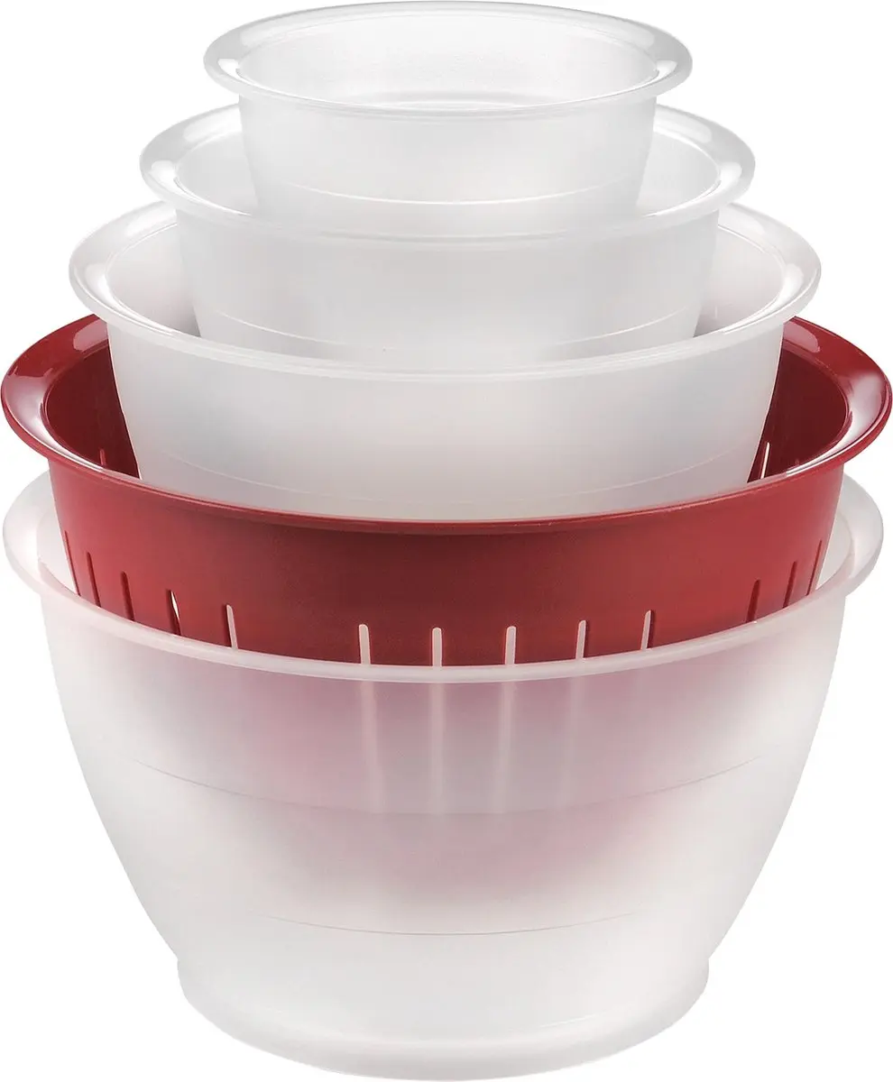 Westmark Olympia Voorraadpot 6,5L - BPA-vrij - Rood/Wit