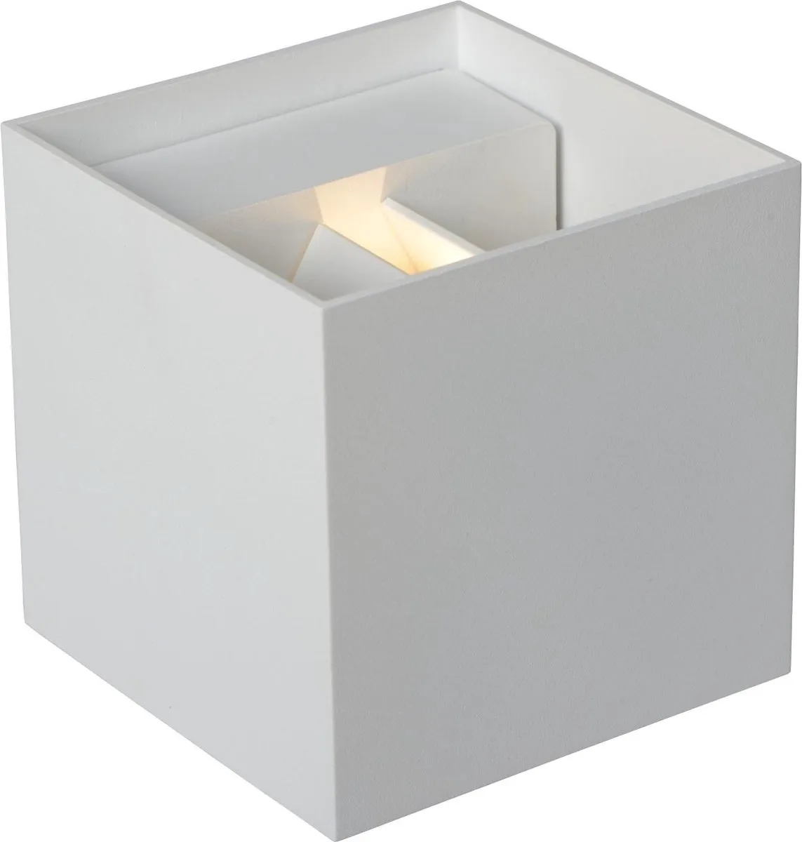 Lucide AXI Wandspot Badkamer - 2x7W 2700K IP54 - Wit