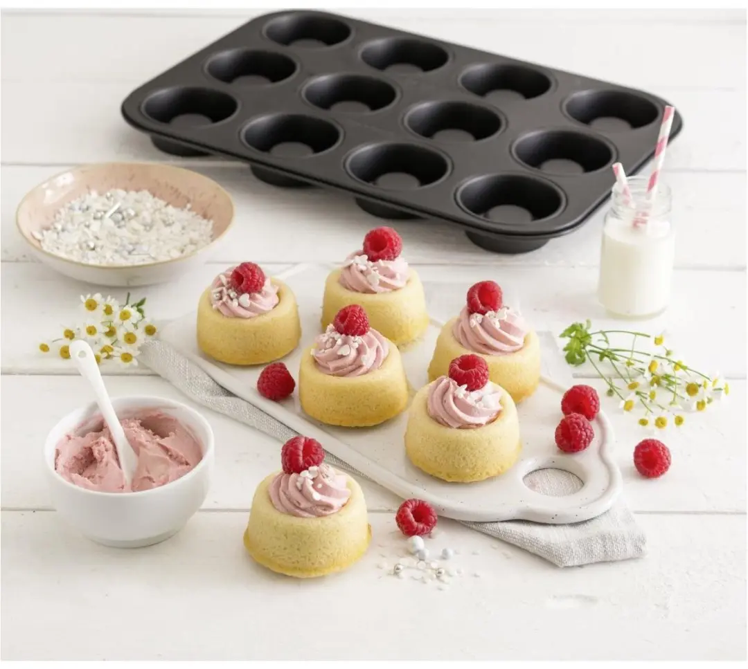 Zenker Special Creative Mal 12 Rum Cupcakevorm - Zwart