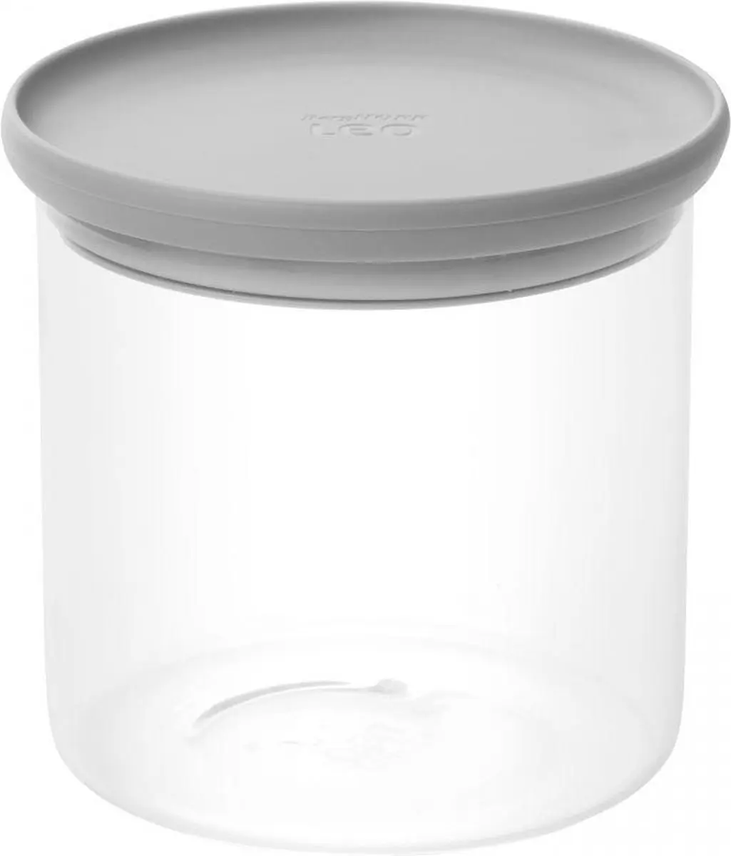 BergHOFF LEO Glazen Voorraadpot 1.1L - Grijs