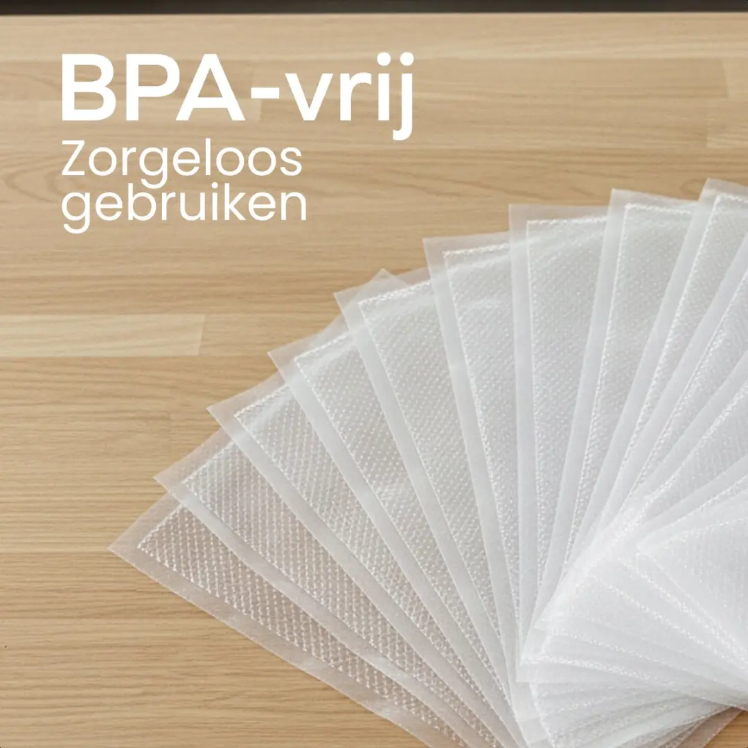 KitchenBrothers Vacuümzakken 100 Stuks 20x30cm - BPA-vrij