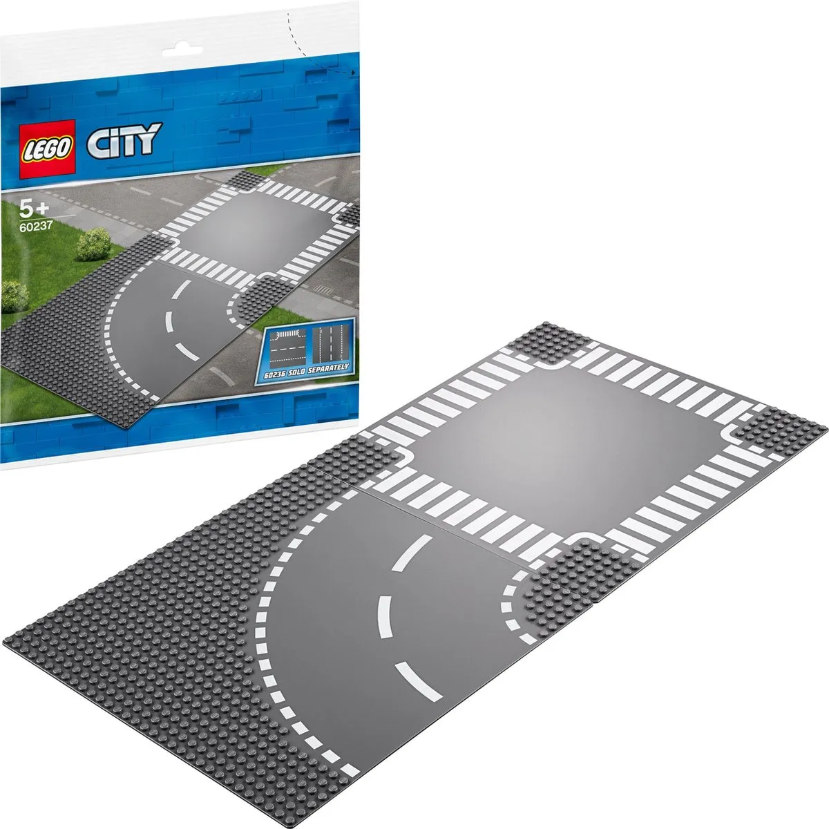 LEGO City Bocht en Kruising 60237 - Blauw - afbeelding 6 van 6