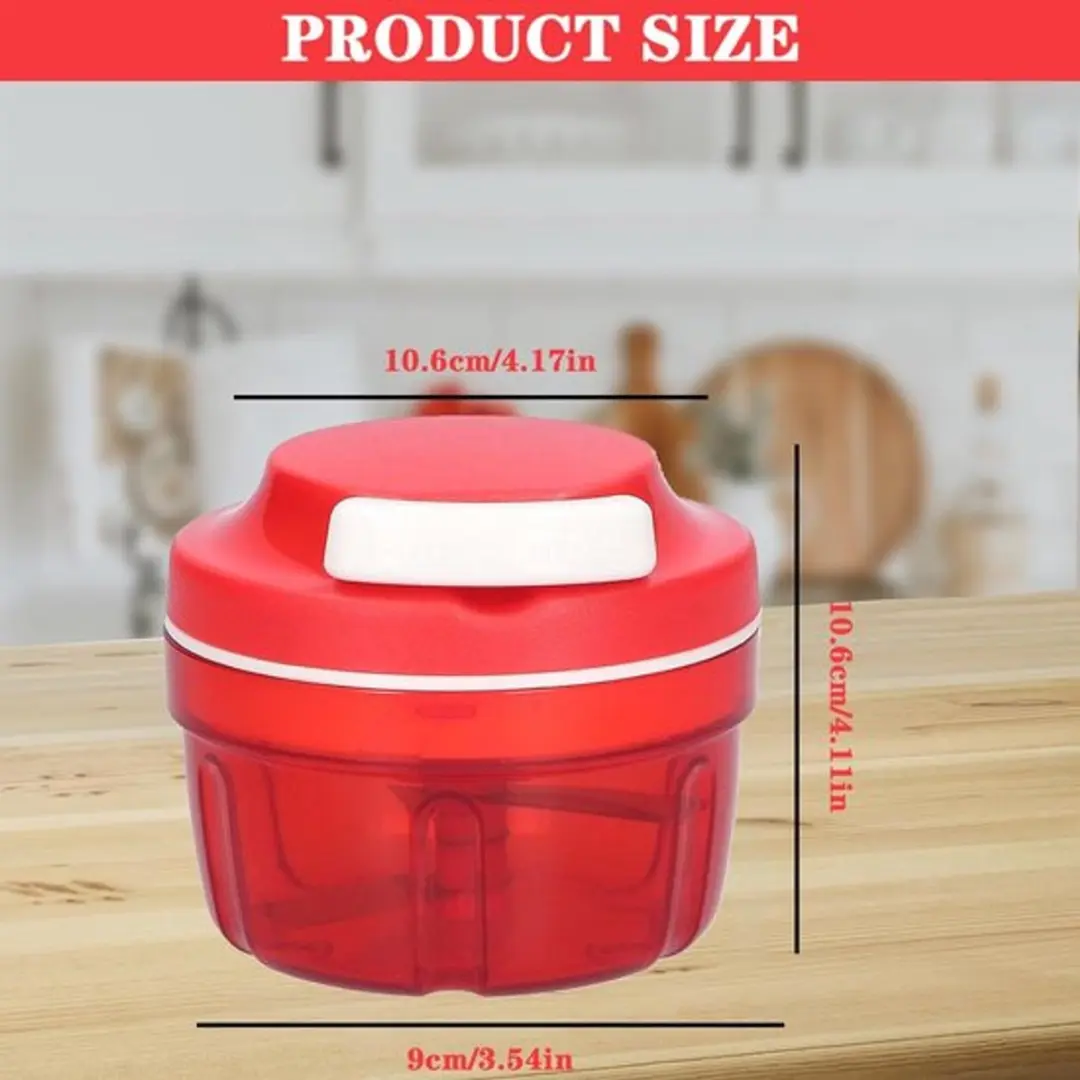 Ecteatoy Hakmolen Multifunctioneel - 3 Messen - Rood