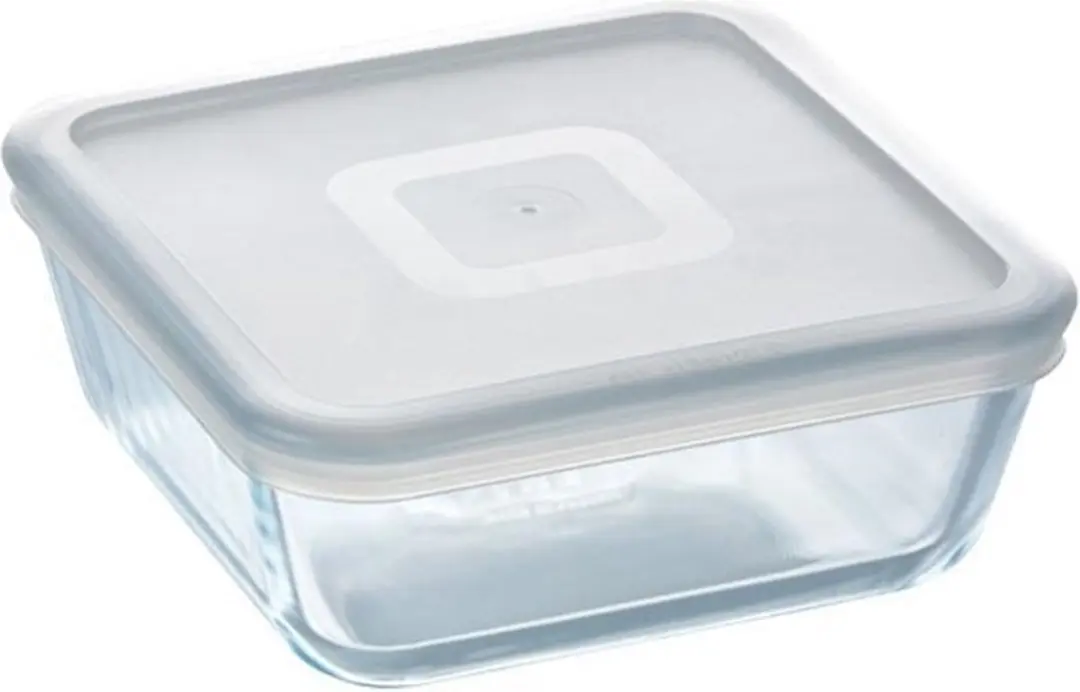 PYREX Cook & Freeze Vierkant 20x20cm - 0,85L - Transparant