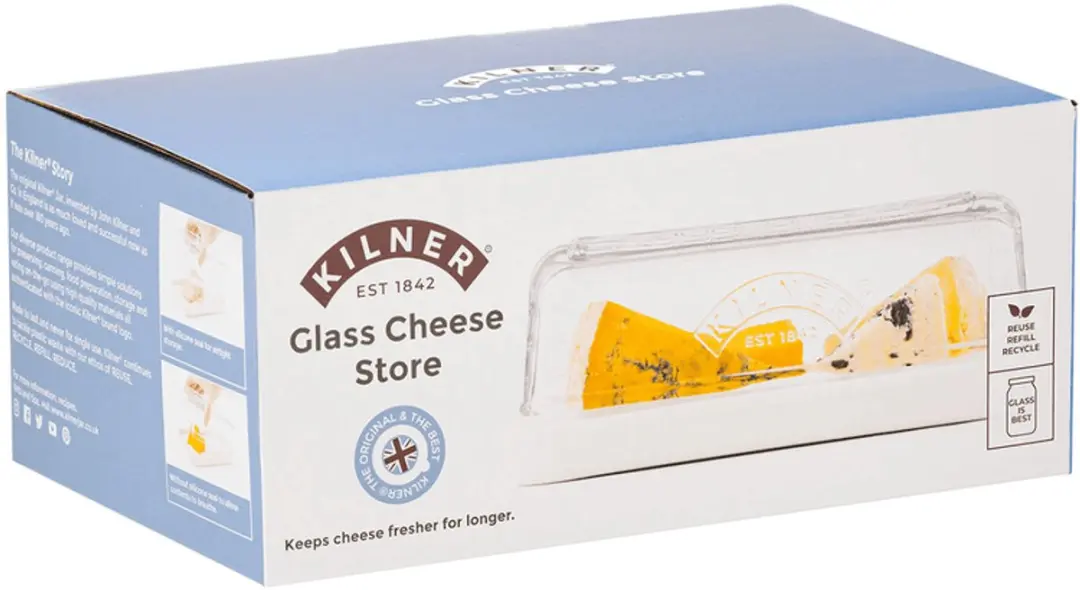 Kilner Kaasstolp Glas Wit