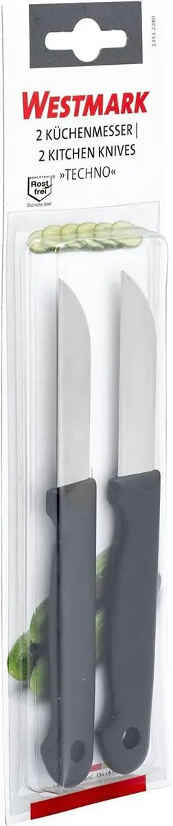 Westmark Techno Schilmesjes 6,5cm - 2 Stuks - Zwart