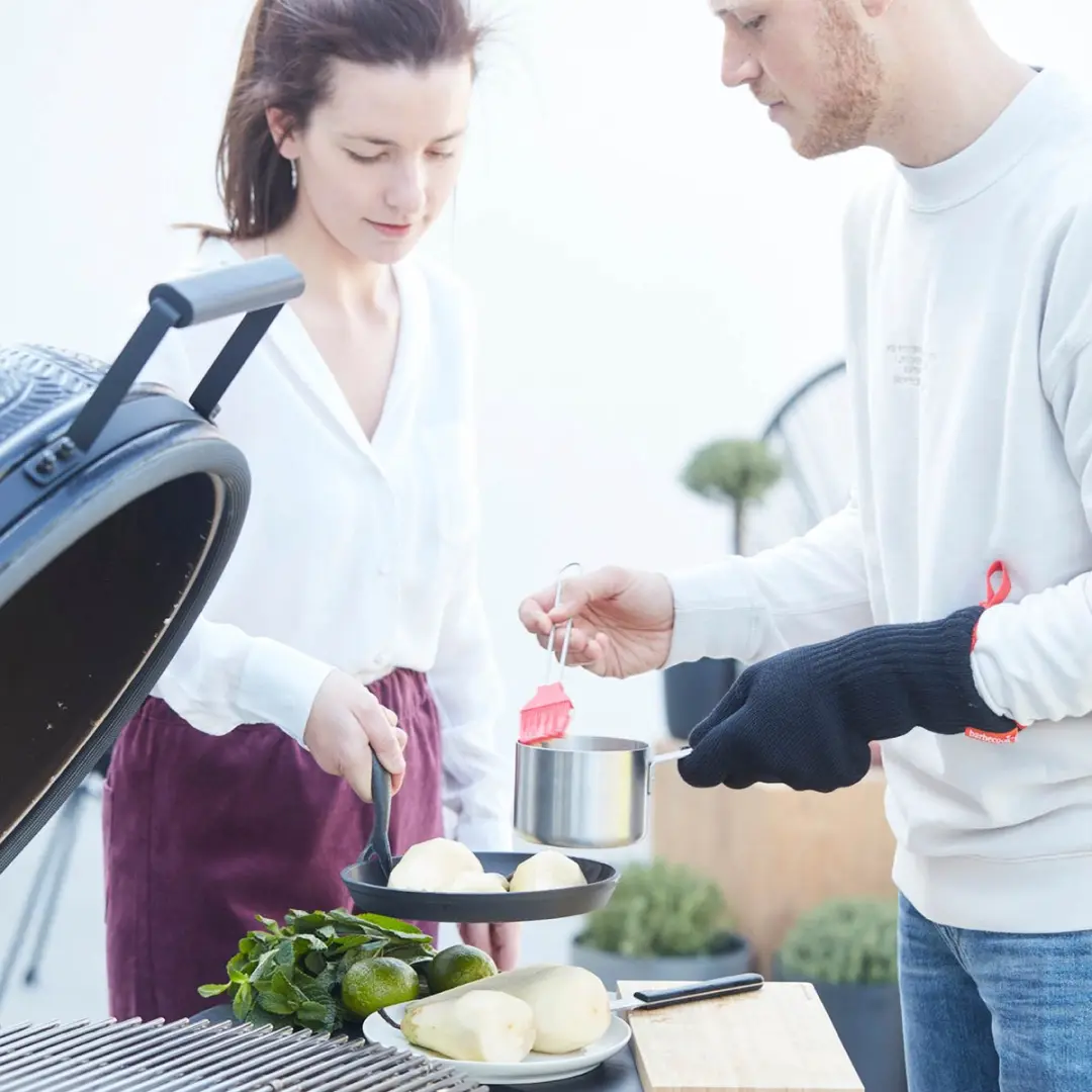Barbecook Ovenhandschoenen - Hittebestendig 350°C - Zwart