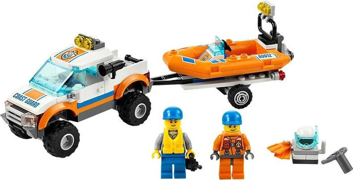 LEGO City 4x4 & Duikersboot 60012 - 128 Stukken