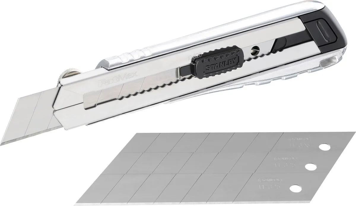 Stanley FatMax Pro Afbreekmes - 7 Mesjes - Zilver