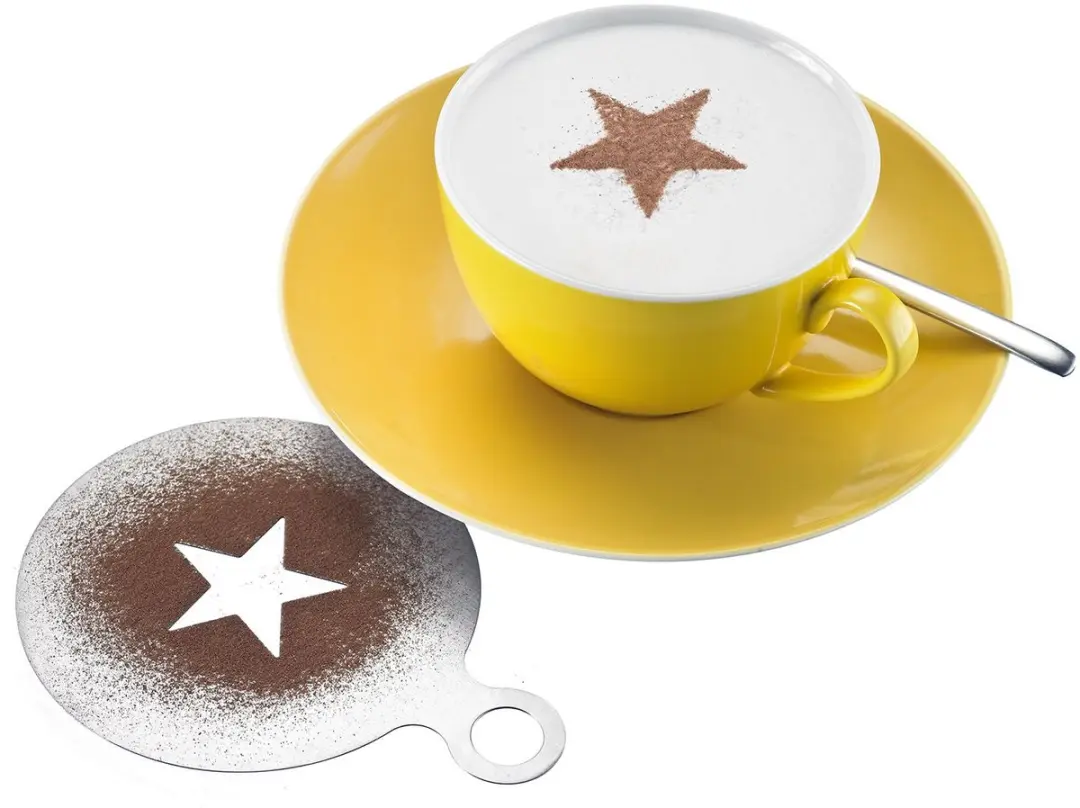Westmark Cappuccino Sjablonen 3-delig - Ø10cm - Roestvrij staal