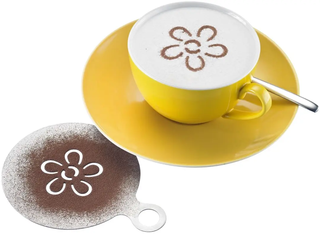 Westmark Cappuccino Sjablonen 3-delig - Ø10cm - Roestvrij staal