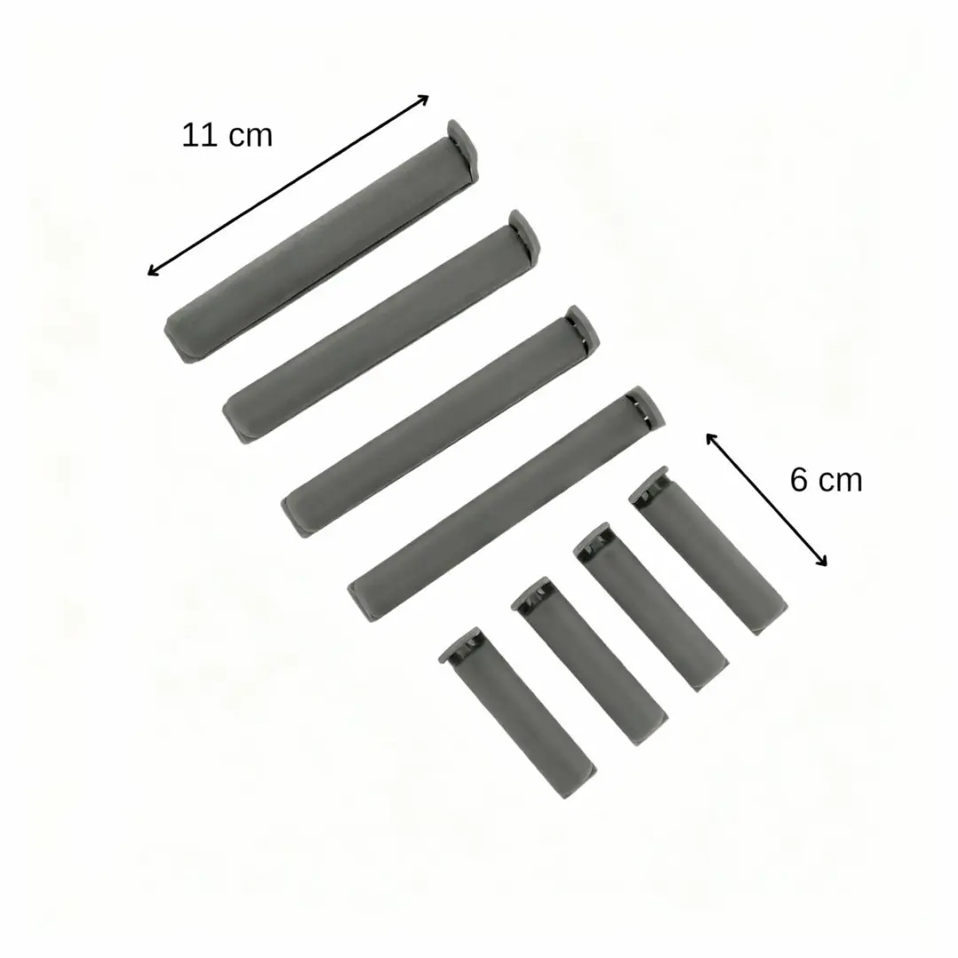 Fackelmann Tecno Zaksluitclips - 8 Stuks (4x klein/groot)
