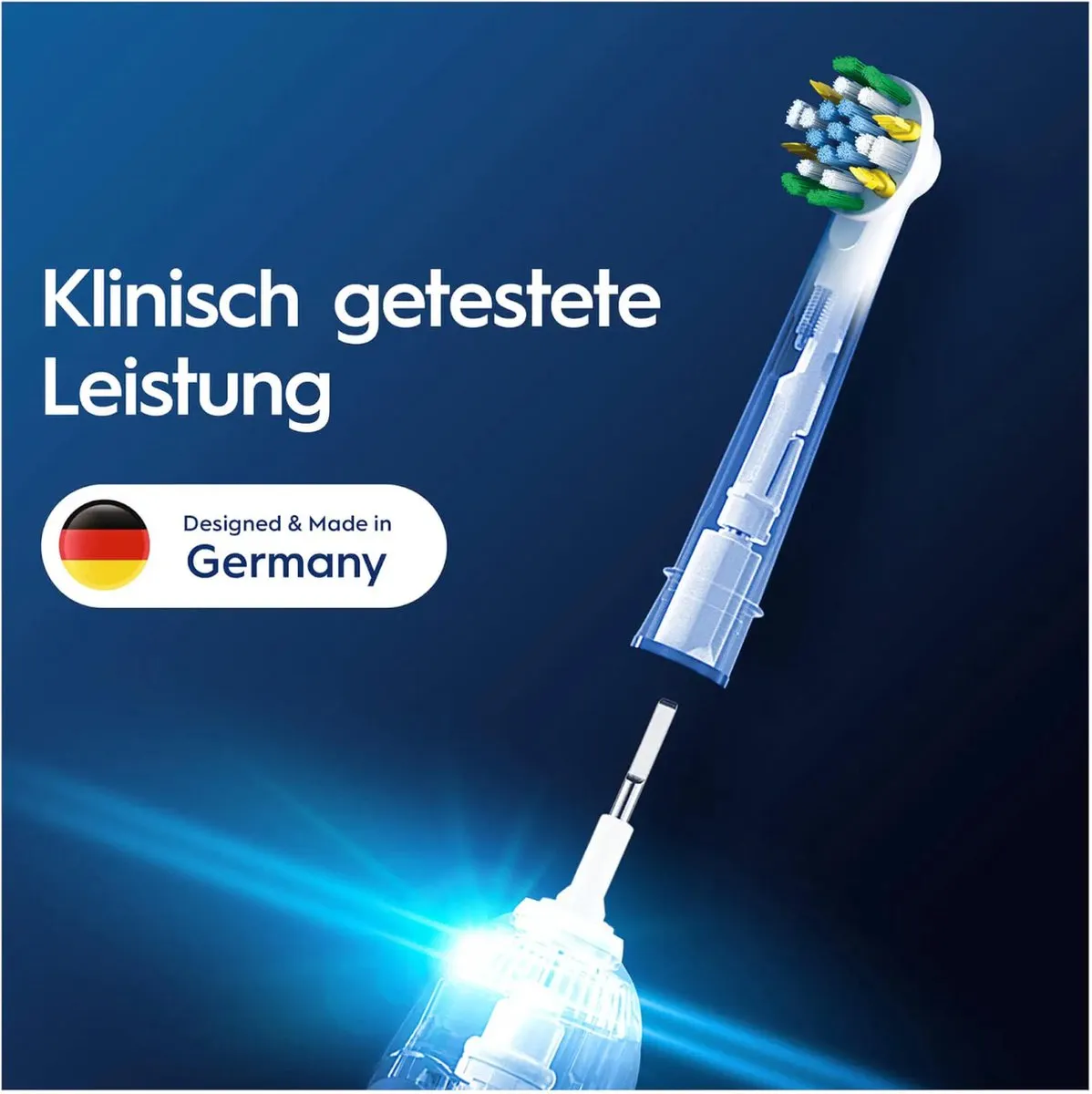 Oral-B Deep Cleaning Opzetborstels - 4 Stuks Wit