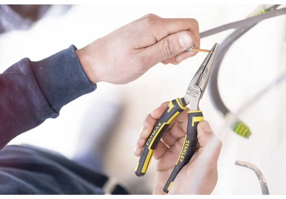 Stanley FatMax Rechte Telefoontang 160mm - Zwart/Geel