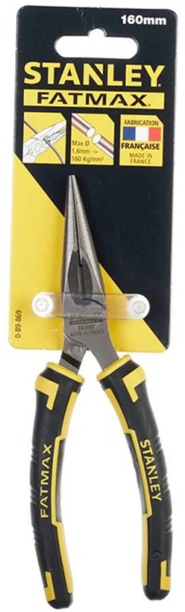 Stanley FatMax Rechte Telefoontang 160mm - Zwart/Geel