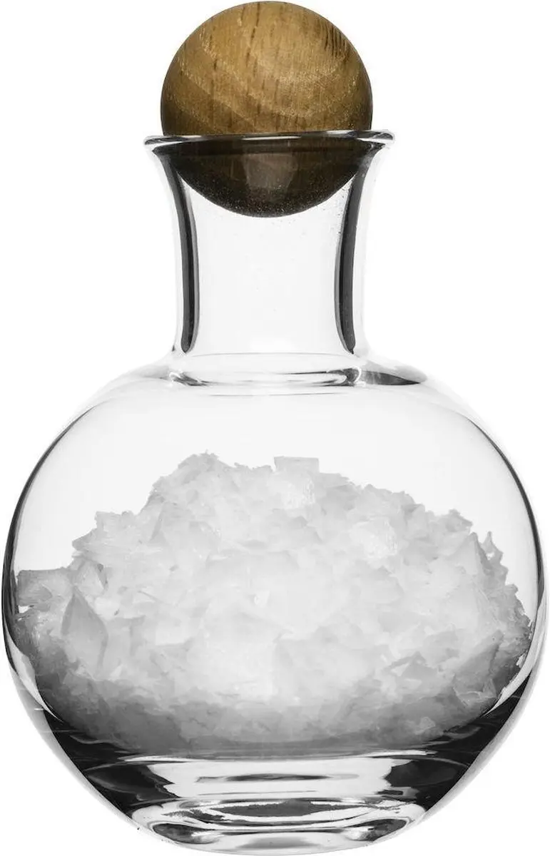 Sagaform Nature Peper & Zoutstel 5016554 - Glas Ø8cm - afbeelding 6 van 6