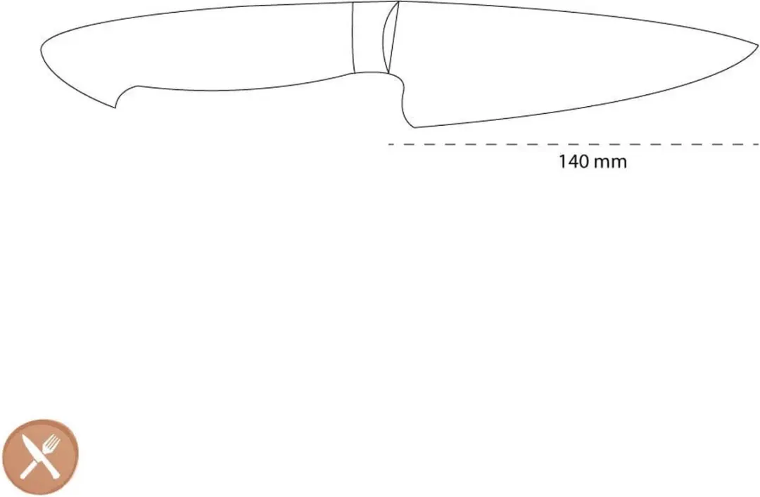 Zwilling Bob Kramer Stainless Koksmess 140mm - Zwart