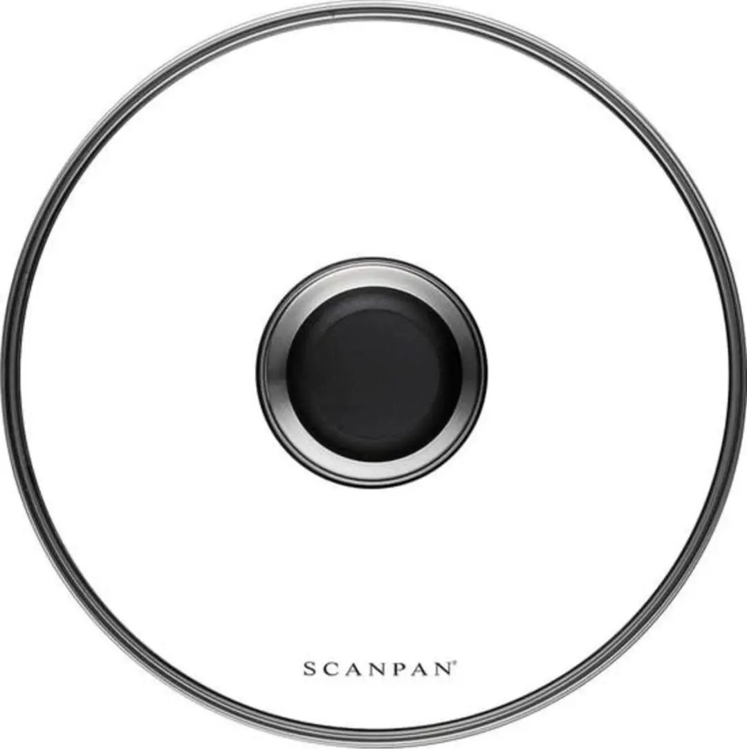 Scanpan Classic Deksel 32cm - Glas - Zwart/Transparant