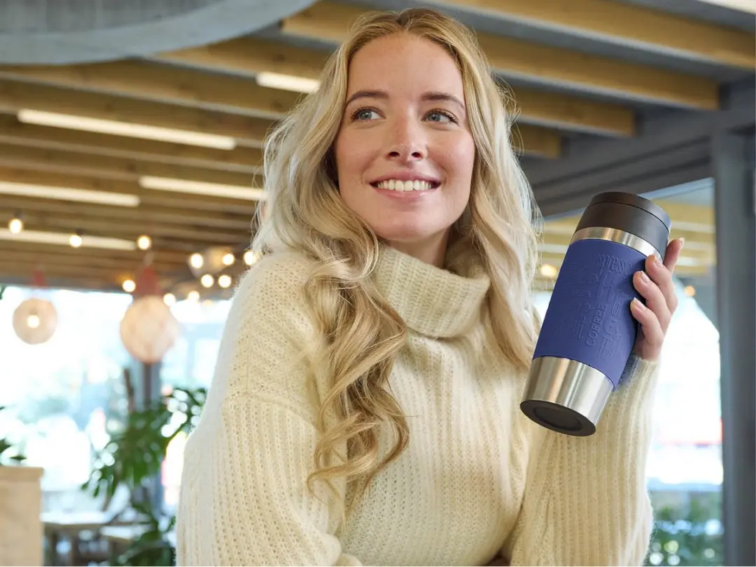 Tefal Travel Mug Classic N2020310 Thermosfles 360ml - Donkerblauw - afbeelding 6 van 6