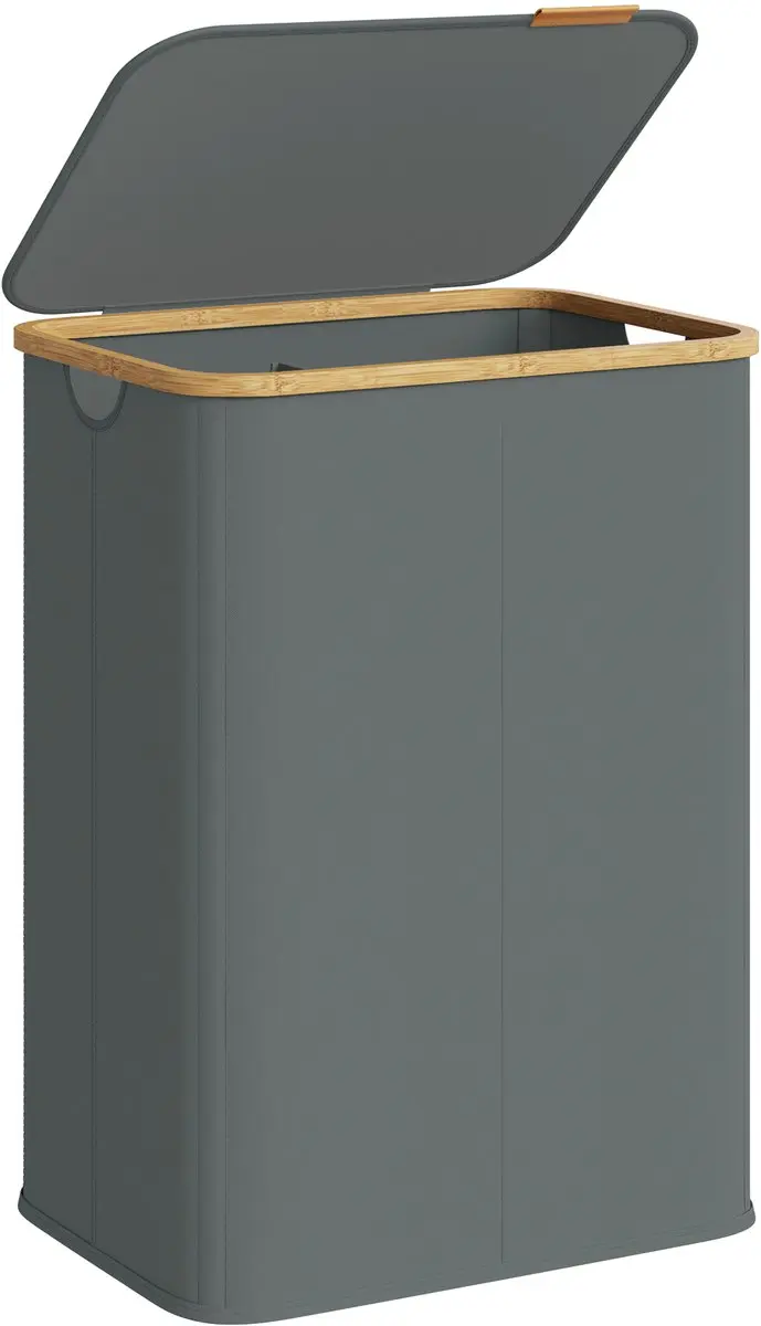 Songmics Wasmand met Deksel 140L