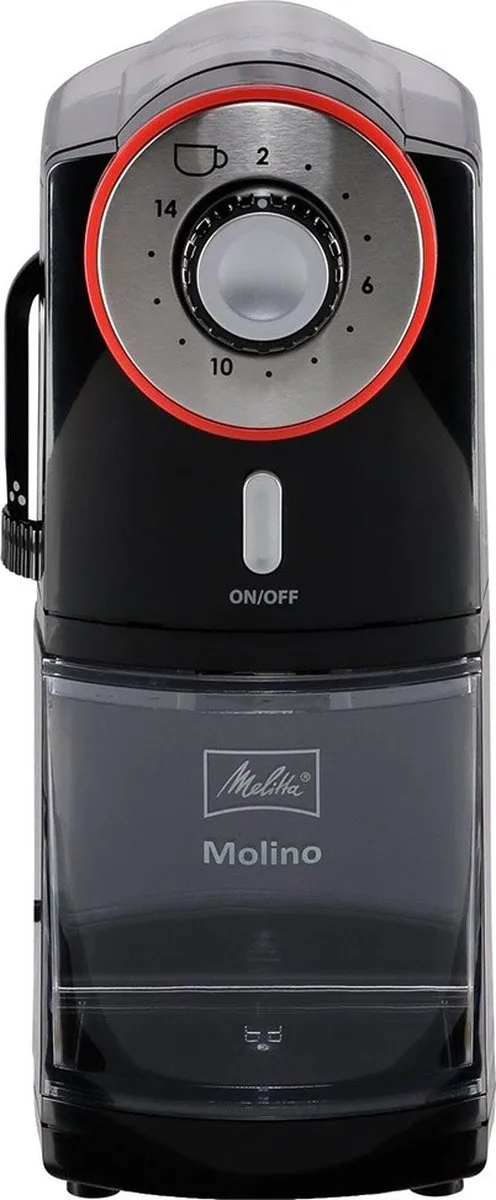 Melitta Molino 1019-01 Koffiemolen - 100W - 200g - Rood