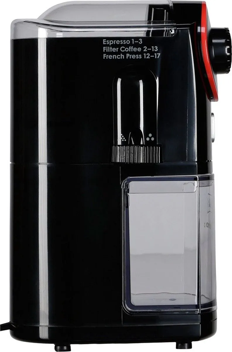 Melitta Molino 1019-01 Koffiemolen - 100W - 200g - Rood - afbeelding 6 van 6
