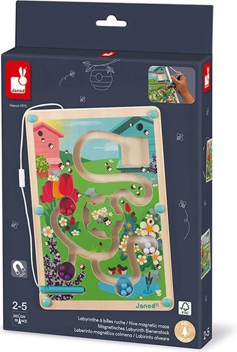 Janod Magnetisch Doolhof Bijenkorf - 5310