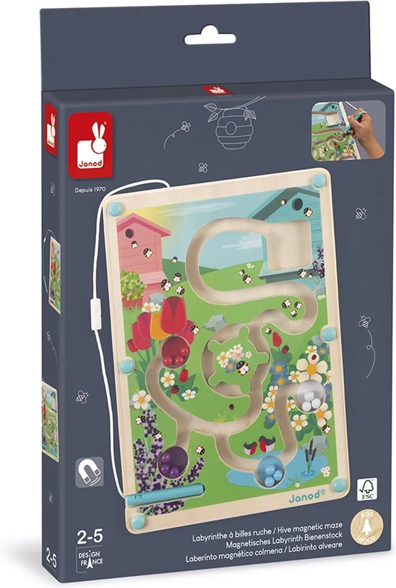 Janod Magnetisch Doolhof Bijenkorf - 5310