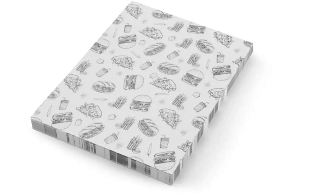 HENDI Vetbestendig Papier Fast-Food Patroon 200x250mm